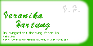 veronika hartung business card